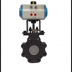 進(jìn)口氣動(dòng)對(duì)夾式蝶閥