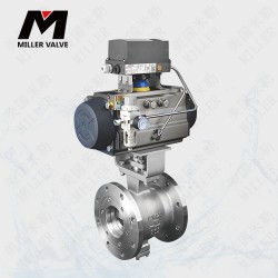 進口氣動V型調(diào)節(jié)球閥