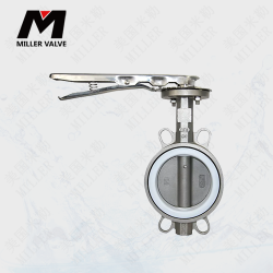 進(jìn)口不銹鋼對夾?式蝶閥