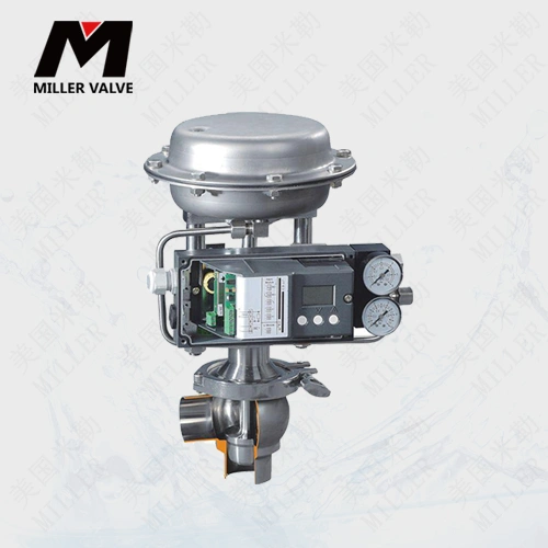 口氣動角式衛(wèi)生級調(diào)節(jié)閥