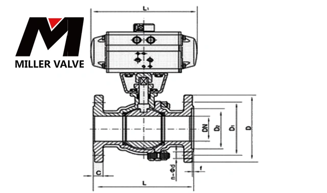 進(jìn)口氣動(dòng)調(diào)節(jié)球閥尺寸