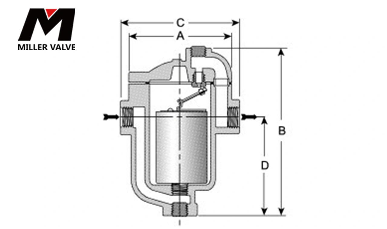 進口蒸汽電動疏水閥尺寸